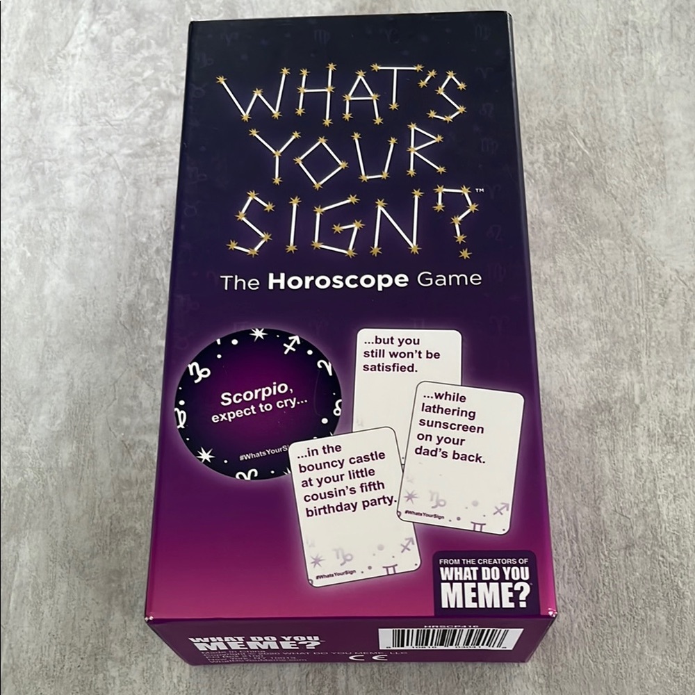 What’s Your Sign? The Horoscope Game